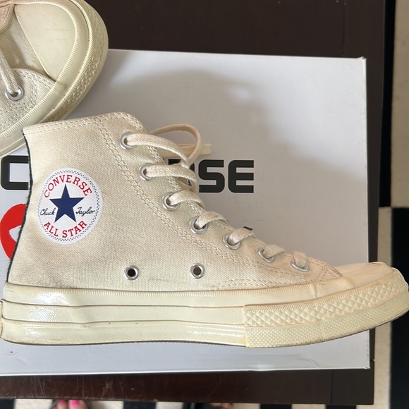 Converse x Comme des Garçons PLAY Chuck 70 High Top - Picture 6 of 11